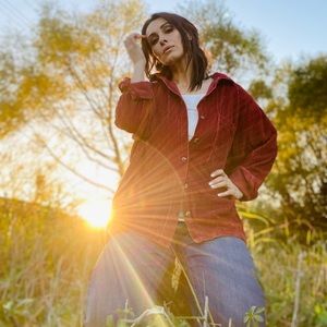 LL bean xxl wide corduroy button down